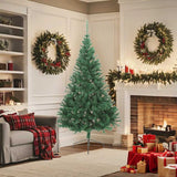 Vidaxl kunstkerstboom avec un demi-180 cm en PVC vert standard