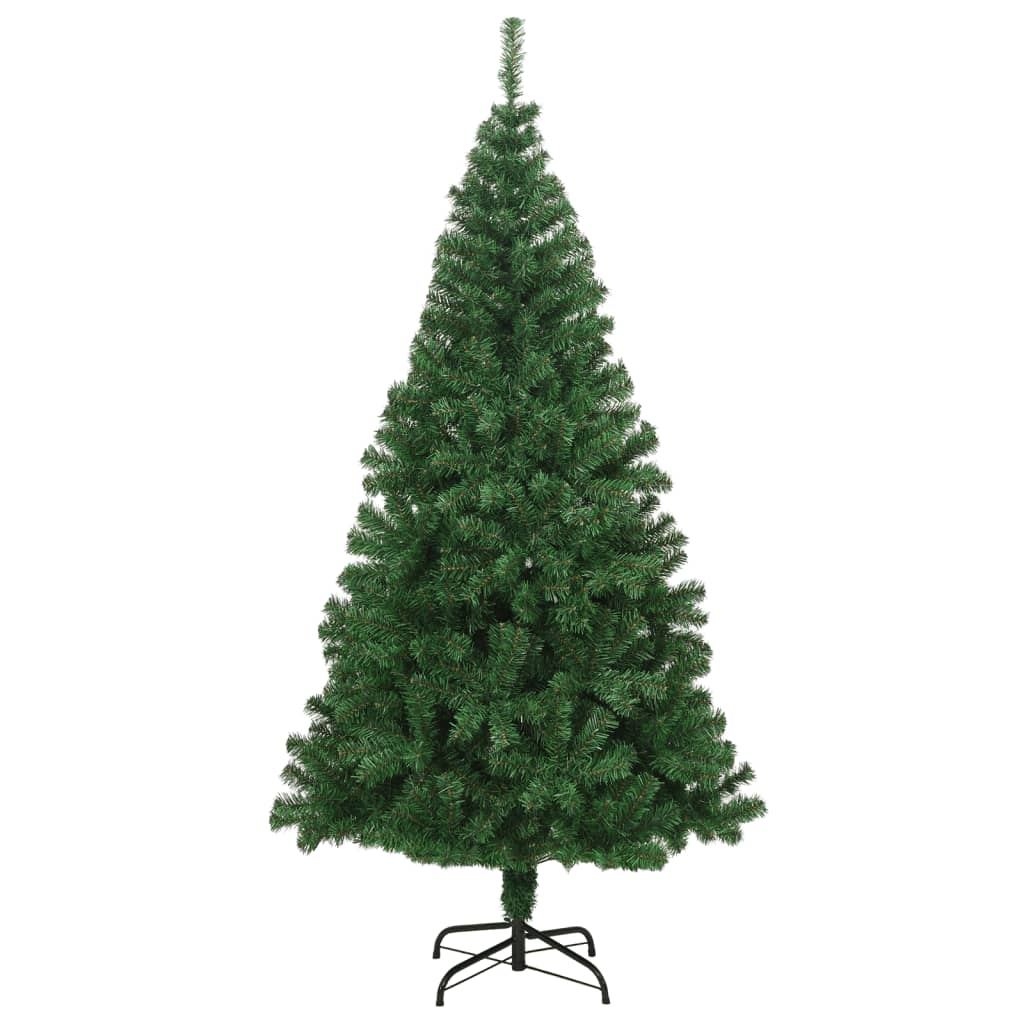Vidaxl kunstkerstboom avec des branches épaisses 180 cm en PVC vert