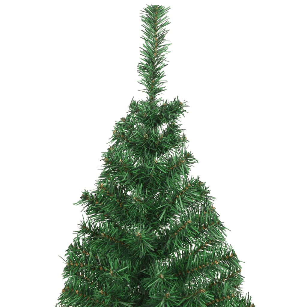 Vidaxl kunstkerstboom avec des branches épaisses 180 cm en PVC vert