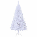 Vidaxl kunstkerstboom avec des branches épaisses 150 cm PVC blanc