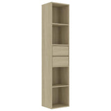Vidaxl boekenkast 36x30x171 cm bewerkt hout sonoma eikenkleurig