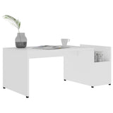 Vidaxl salontafel 90x45x35 cm bewerkt hout wit