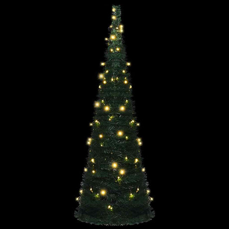 Vidaxl Kunstkerstboom avec un éclairage pop-up 180 cm vert