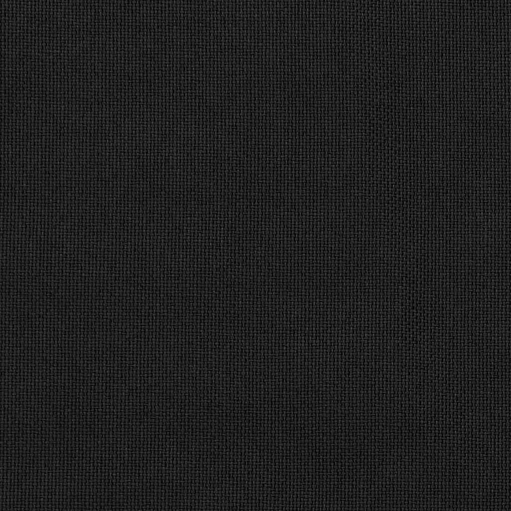 Vidaxl rideaux en lin look accablatif crochets 2 st 140x175 cm noir