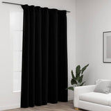 Linen con tende Vidaxl Guarda con Haken 290x245 cm nero