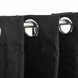 Vidaxl Curtain Linen Look Damning With Eyes 290x245 cm Anthracite