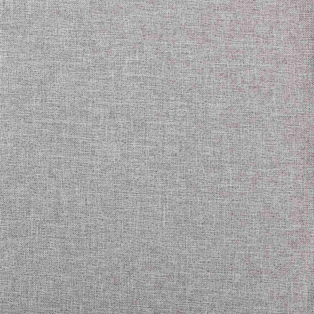 Tende vidaxl lino look ganci blackout 2 st 140x225 cm grigio