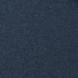 Vidaxl rideaux en lin look accablatif crochets 2 st 140x175 cm bleu