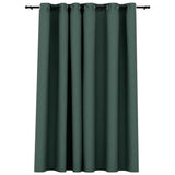 Vidaxl rideau lin Look accablant avec les yeux 290x245 cm vert