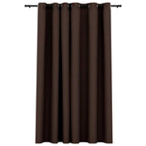 Vidaxl Curtain -Leinen sehen mit den Augen 290x245 cm Taupe verdammt aus