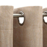 Vidaxl rideau lin Look accablant avec les yeux 290x245 cm beige
