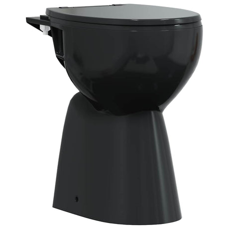 Vidaxl Edge sans bord 7 cm hauteur surélevée en céramique de serre en noir