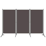 Vidaxl kamerscherm met 3 panelen 260x180 cm antraciet