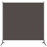 Vidaxl kamerscherm met 1 paneel 175x180 cm antraciet