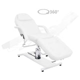 Vidaxl Massage Tabell 180x62x (87-112) cm wäiss