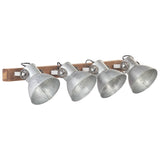 Vidaxl Wall lamp Industrial E27 90x25 cm silver colored