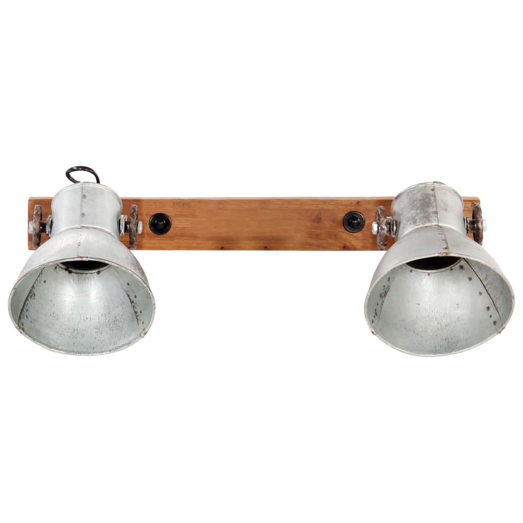 Vidaxl Wall lamp Industrial E27 45x25 cm silver colored