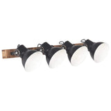Vidaxl Wall Lamp Industrial E27 90x25 cm noir