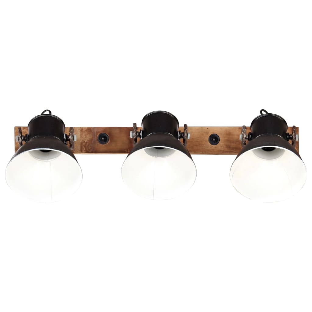 Vidaxl Wall lamp Industrial E27 65x25 cm Black