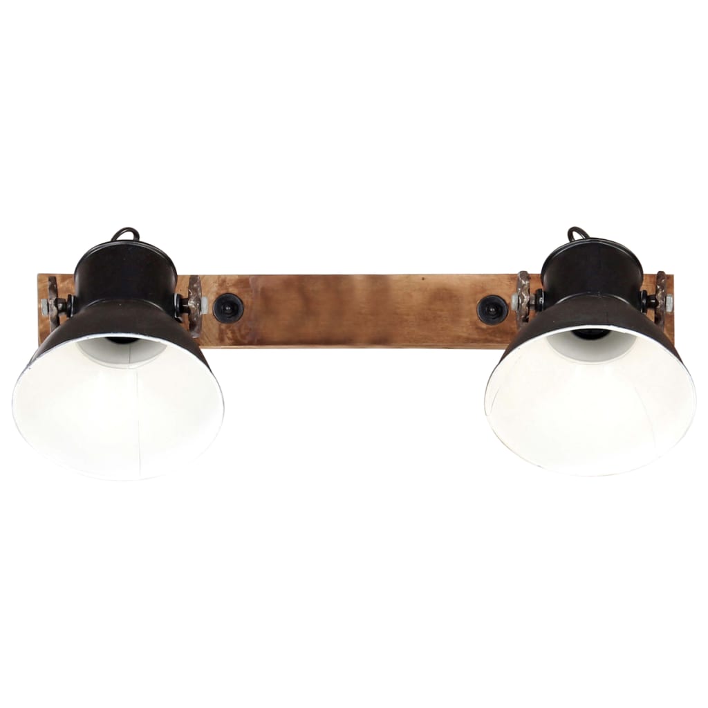 Vidaxl Wall Lamp Industrial E27 45x25 cm noir