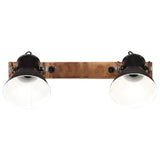 Vidaxl Wall Lamp Industrial E27 45x25 cm noir