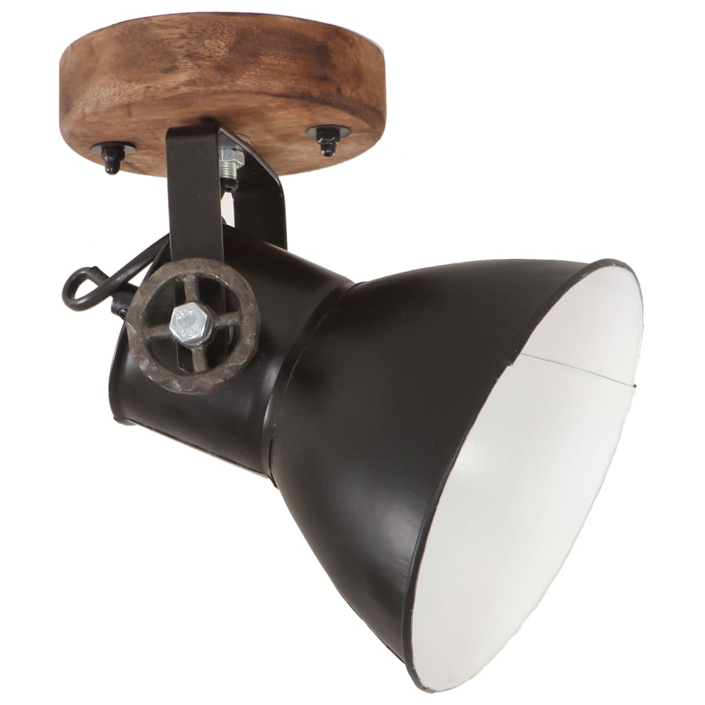 Vidaxl Wall ceiling lamps Industrial 2 st e27 20x25 cm black