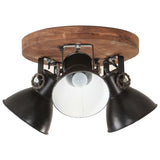 VidaXL Plafonnier industriel 25 W E27 42x27 cm noir