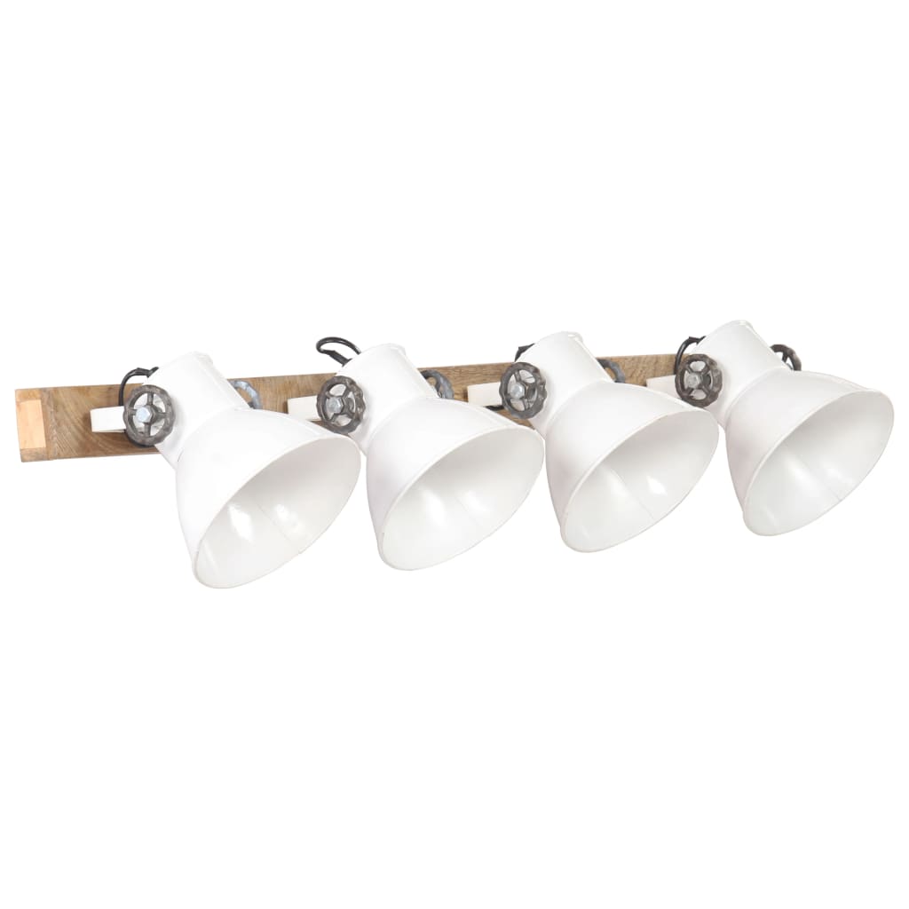 Vidaxl Wall Lamp Industrial E27 90x25 cm hvid