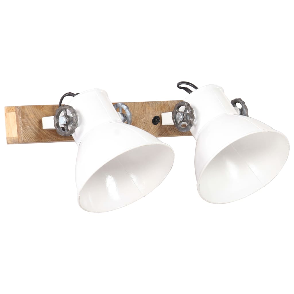 Vidaxl Wall lamp Industrial E27 45x25 cm White