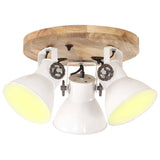 Vidaxl taklampe industriell 25 W e27 42x27 cm hvit