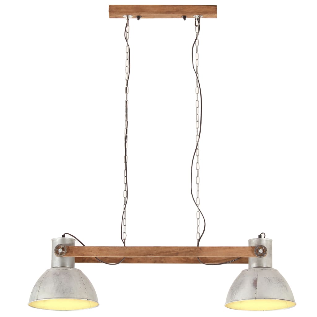 Vidaxl Hanging Lamp Industrial 25 W E27 109 CM Silverfärgad