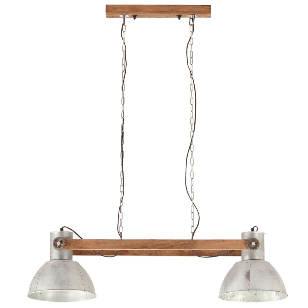 Vidaxl Hanging Lamp Industrial 25 W E27 109 cm Silberfarbe