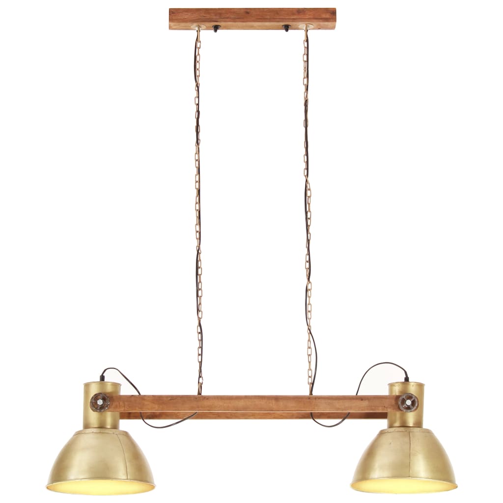 Vidaxl Hanging Lamp Industrial 25 W E27 109 cm en laiton -colored