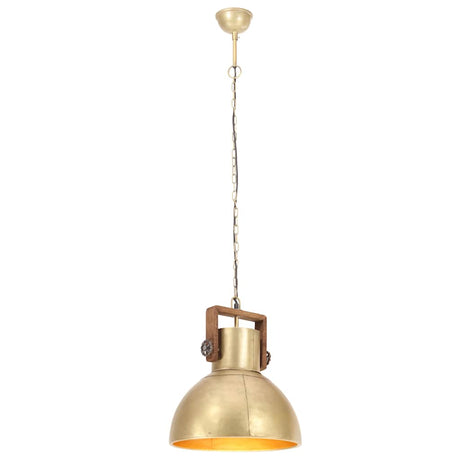 Vidaxx lampe suspendue industrielle ronde 25 w e27 40 cm couleur laiton