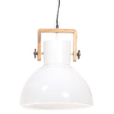 Vidaxl suspendu industriel environ 25 w e27 40 cm blanc