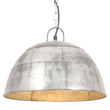 Vidaxl Hanging Lamp Industrial Vintage Round 25 W E27 41 cm sølvfarget