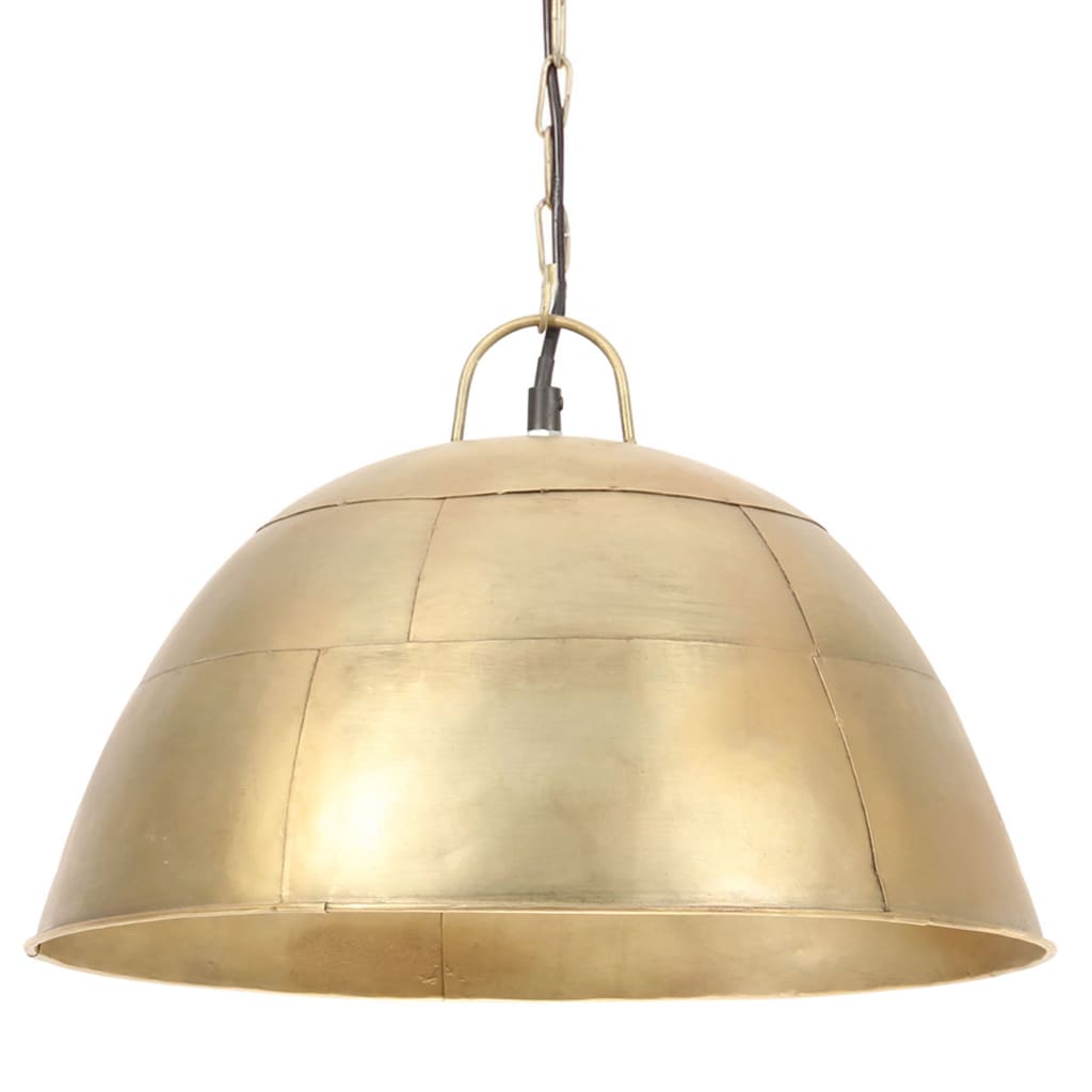 Vidaxl hanglamp industrieel vintage rond 25 w e27 41 cm messingkleurig