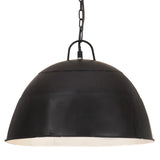 Vidaxx lampe suspendue industrielle vintage ronde 25 w e27 41 cm noir