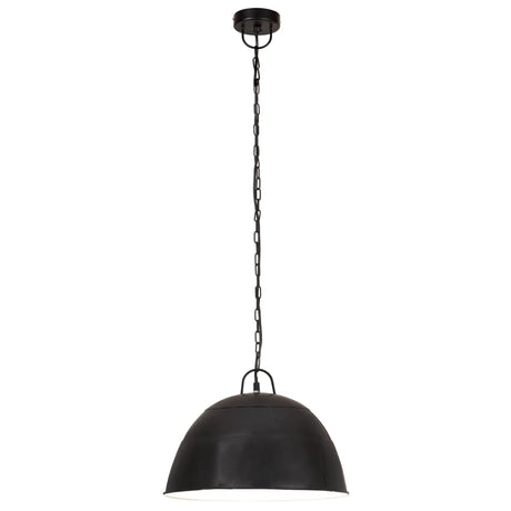 Vidaxx lampe suspendue industrielle vintage ronde 25 w e27 41 cm noir