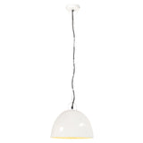 Vidaxl Hanging Lamp Industrial Vintage Rundt 25 W e27 31 cm hvit