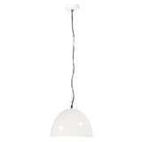 Vidaxl Hanging Lamp Industrial Vintage Rundt 25 W e27 31 cm hvit