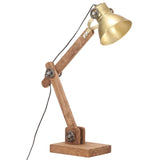 Vidaxl desk lamp industrial around E27 58x18x90 cm brass -colored