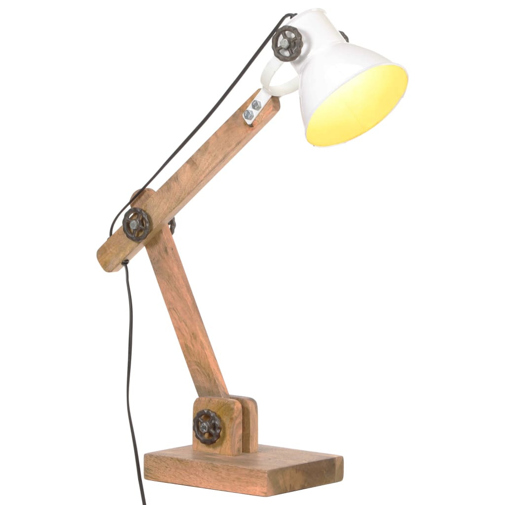 VidaXL desk lamp industrial around E27 58x18x90 cm white