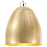 Vidaxx lampe à suspension industrielle ronde 25 w e27 42 cm couleur laiton