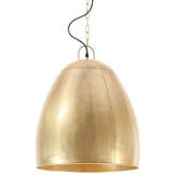 Vidaxx lampe à suspension industrielle ronde 25 w e27 42 cm couleur laiton