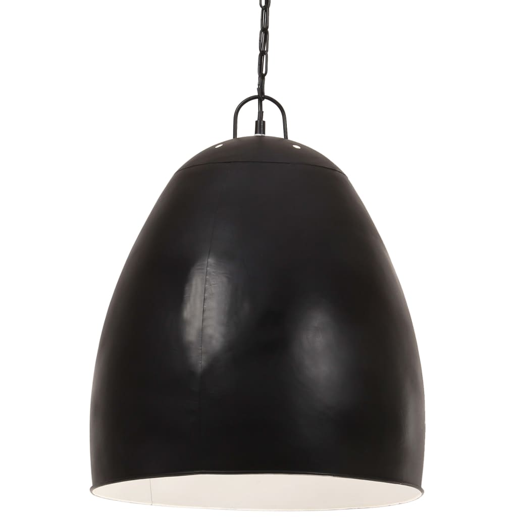 Vidaxl Hanging Lamp Industrial Rundt 25 W e27 42 cm svart