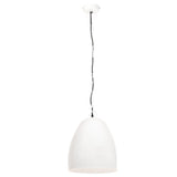 Vidaxl suspendu industriel environ 25 w e27 42 cm blanc