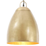 Vidaxx lampe à suspension industrielle ronde 25 w e27 32 cm couleur laiton