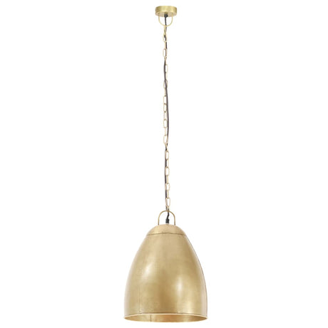 Vidaxx lampe à suspension industrielle ronde 25 w e27 32 cm couleur laiton