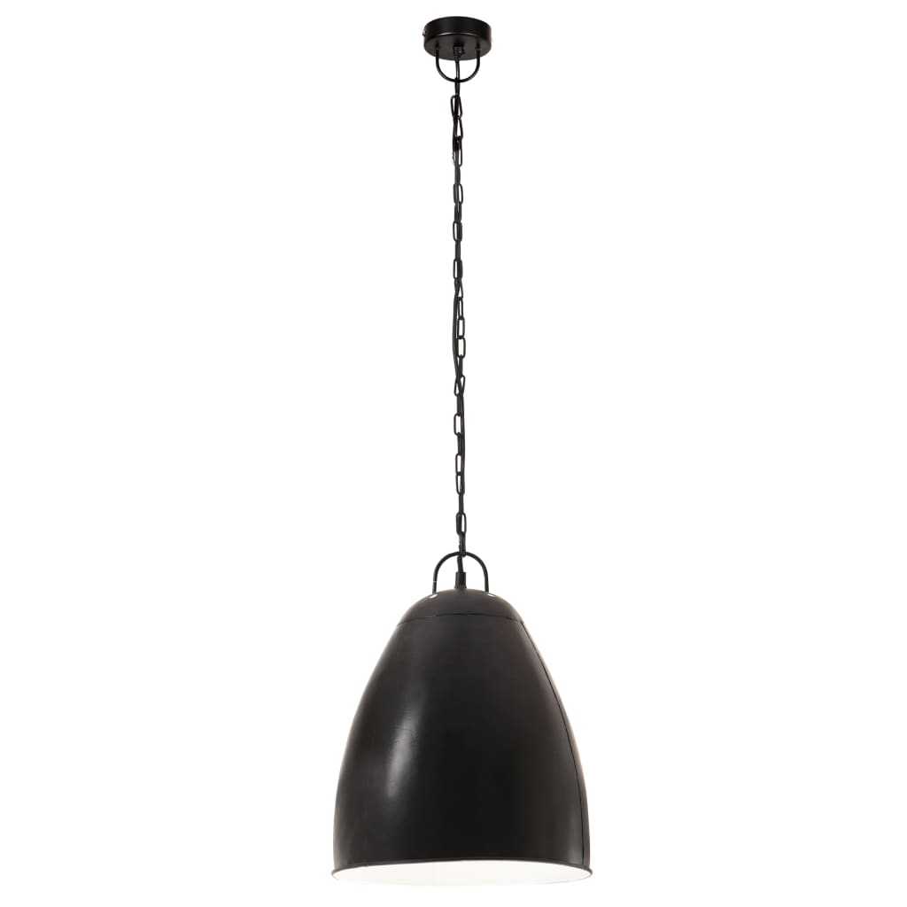 Vidaxl Hanging Lamp Industrial um 25 W E27 32 cm Schwarz